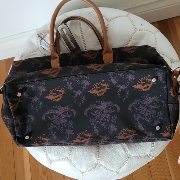 La Bagagerie nylon bag with leather handles - Picture 4 of 7